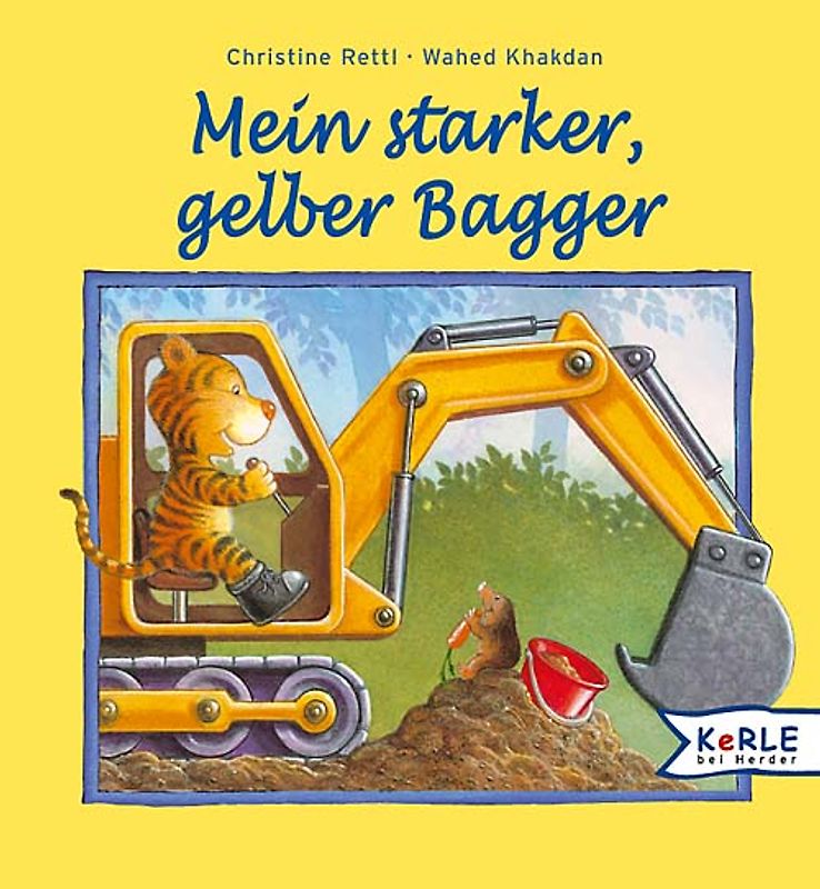 Mein starker, gelber Bagger
