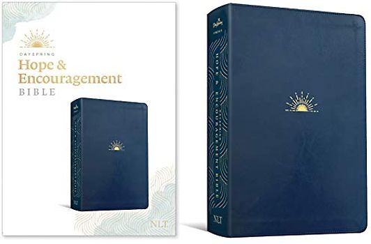 Dayspring Hope & Encouragement Bible: New Living Translation, Navy Blue