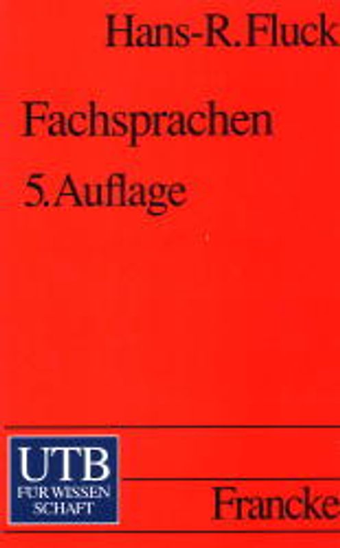 Fachsprachen