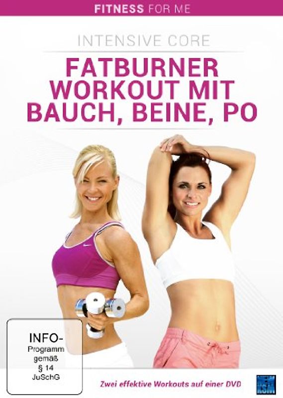 Fitness For Me: Intensive Core - Fatburner Workout mit Bauch, Beine, Po DVD