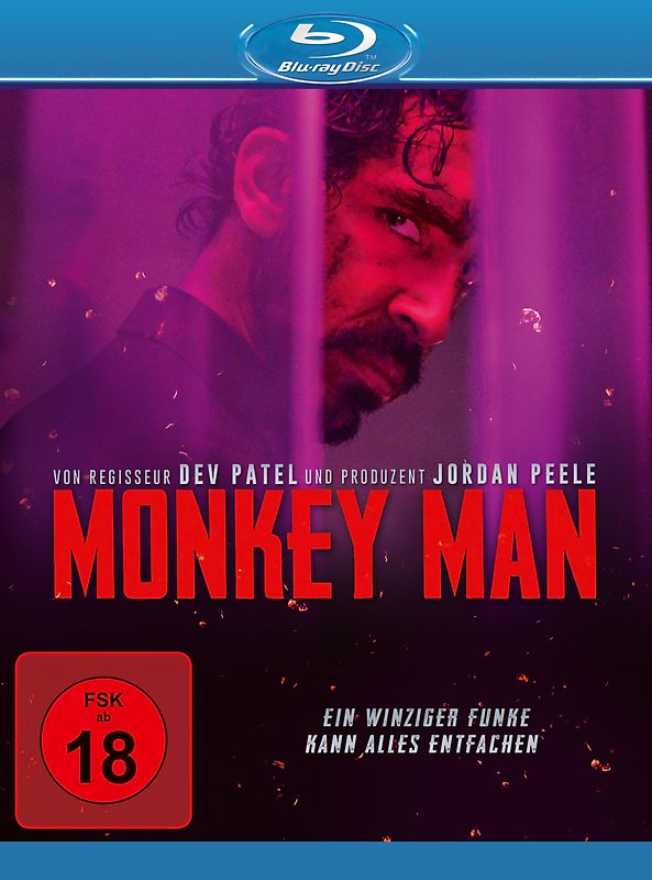 Monkey Man Blu-ray Disc