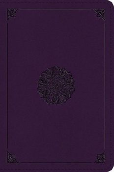 ESV Large Print Bible (Trutone, Lavender, Emblem Design)