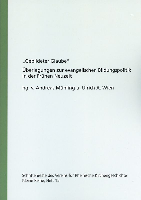 "Gebildeter Glaube"