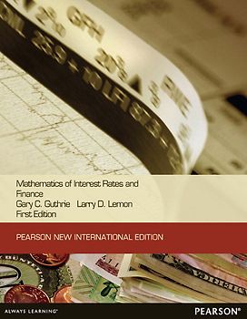 Mathematics of Interest Rates and Finance