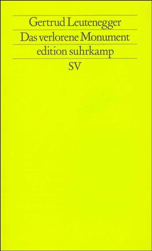 Das verlorene Monument