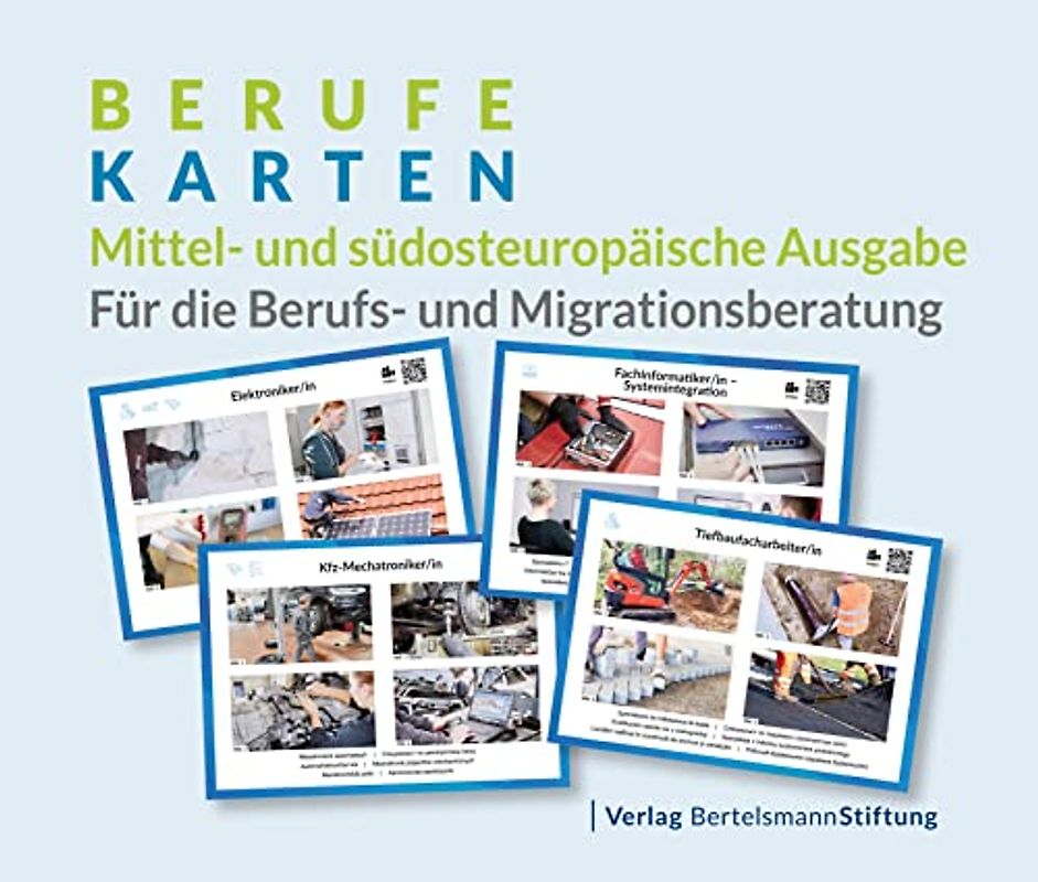 Berufekarten: Mittel- und südosteuropäische Ausgabe: Für die Berufs- und Migrationsberatung