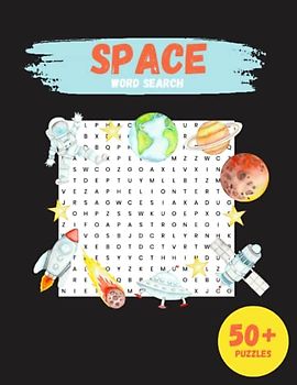 Space Word Search: 50+ Puzzles With Answers