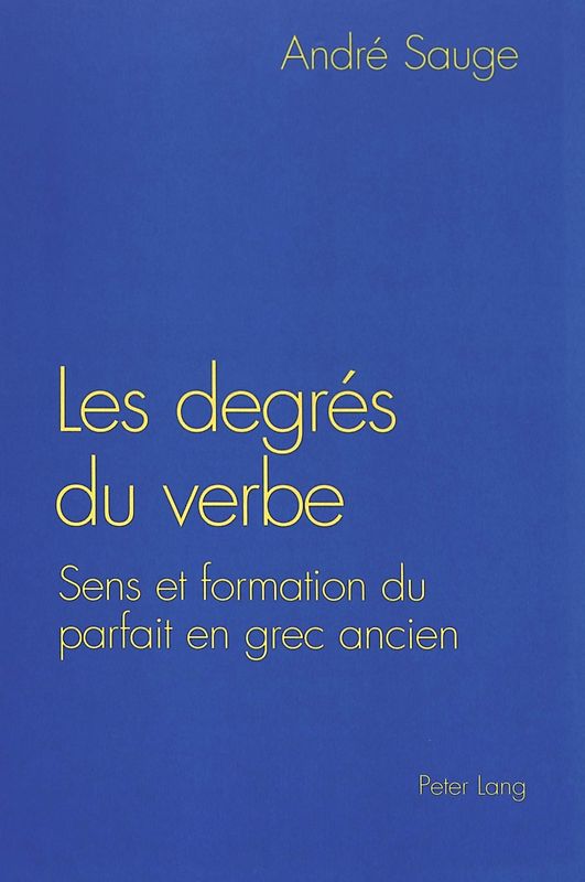Les degrés du verbe