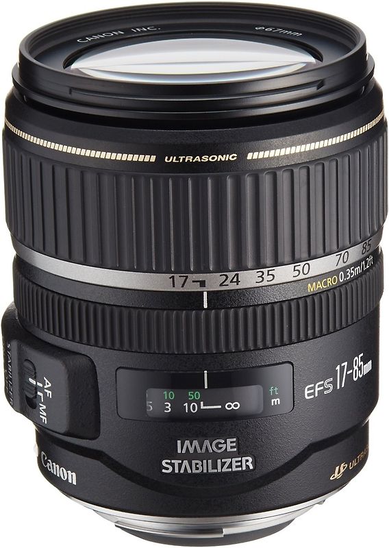 Canon EF-S 17-85 mm F4.0-5.6 IS USM 67 mm Objectif (adapté à Canon EF-S) noir