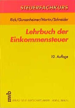 Lehrbuch der Einkommensteuer