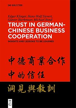 Trust in German-Chinese Business Cooperation