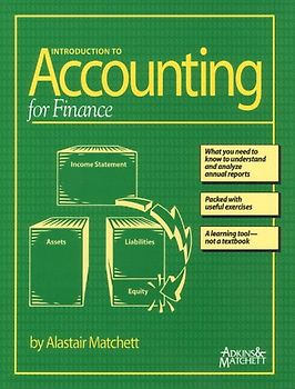 Introduction to Accounting for Finance - Alastair Matchett [inkl. Lösungsheft]