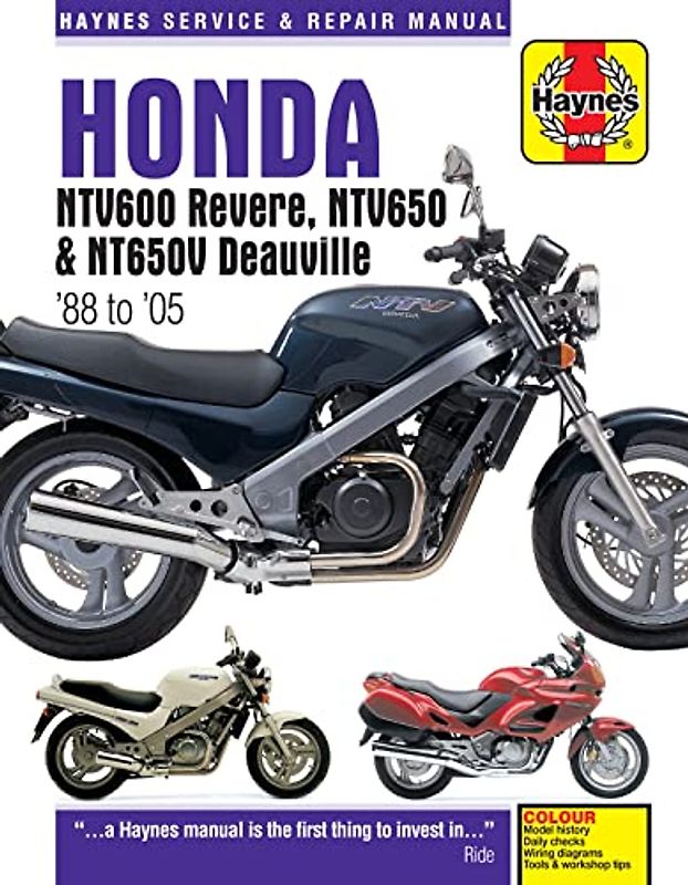 Honda NTV600 Revere, NTV650 & NTV650V Deauville (88-05)