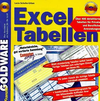 Excel Tabellen (JC). CD- ROM für Windows 95/98/ NT - Lucia Scheller-Urban