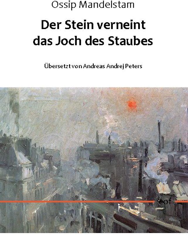 Der Stein verneint das Joch des Staubes