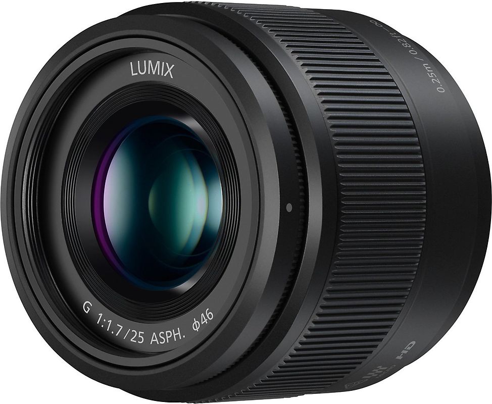 Panasonic Lumix G 25 mm F1.7 46 mm Objectif (adapté à Micro Four Thirds) noir