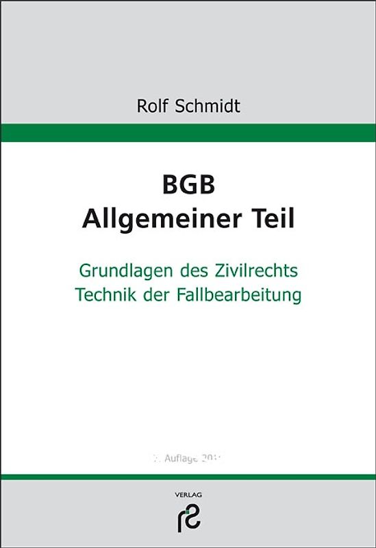 BGB Allgemeiner Teil
