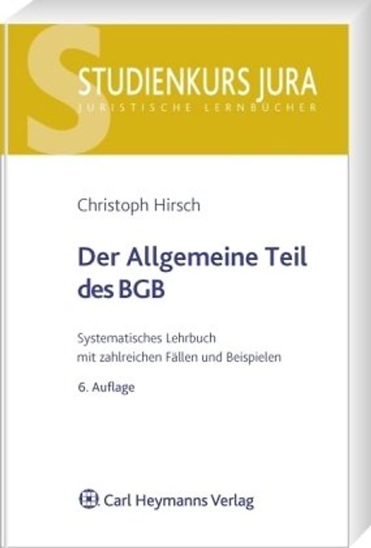 Allgemeiner Teil des BGB