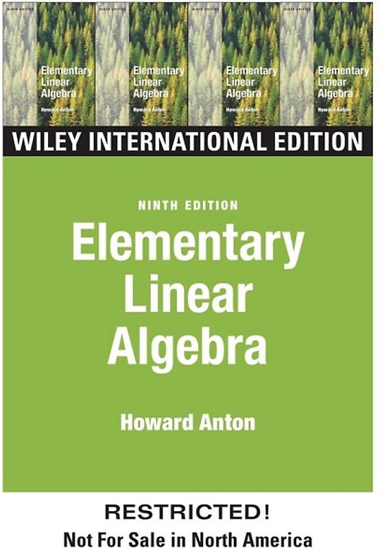 Elementary Linear Algebra