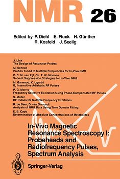 In-Vivo Magnetic Resonance Spectroscopy I: Probeheads and Radiofrequency Pulses Spectrum Analysis