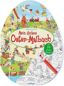 Mein dickes Oster-Malbuch