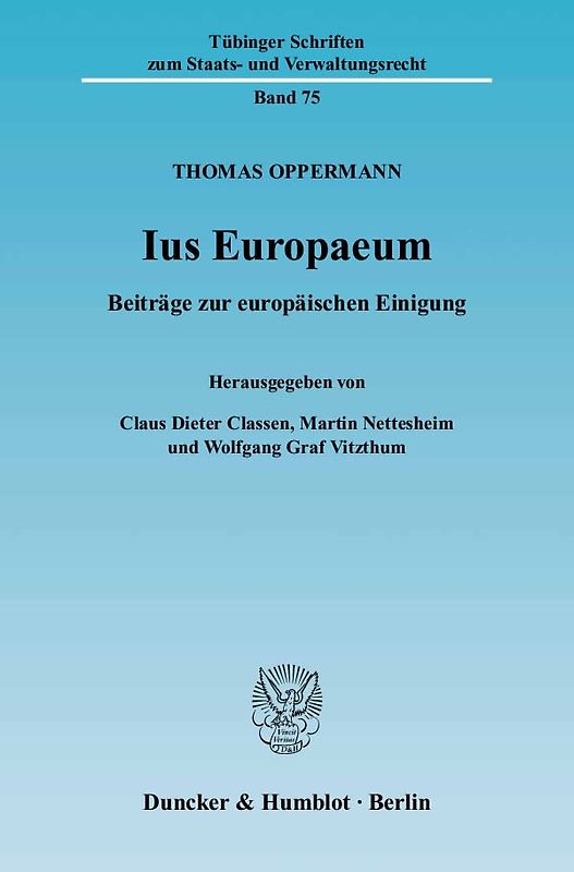 Ius Europaeum.