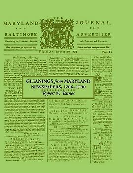 Gleanings from Maryland Newspapers 1786-90
