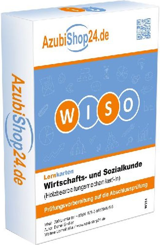 Lernkarten Wirtschafts- und Sozialkunde Holzbearbeitungsmechaniker