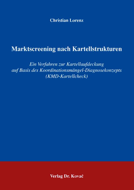 Marktscreening nach Kartellstrukturen