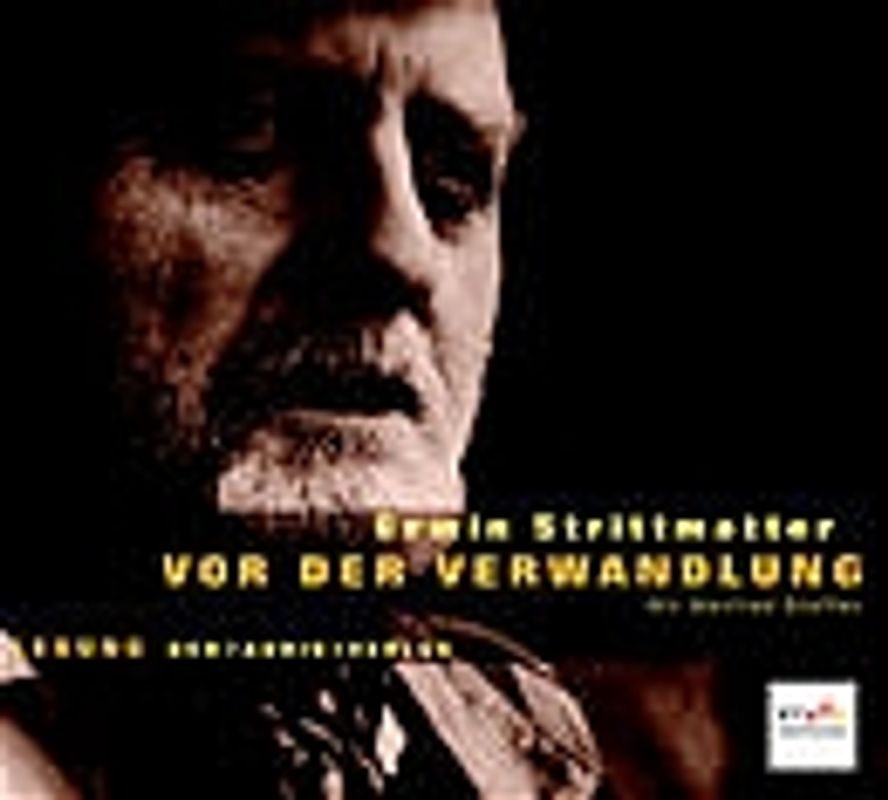 Vor der Verwandlung. Aufzeichnungen. Lesung