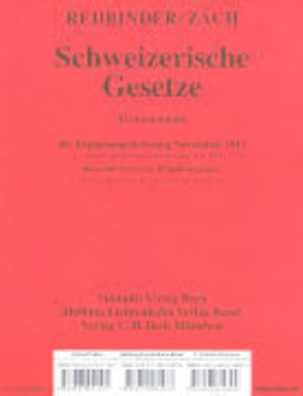 Schweizerische Gesetze