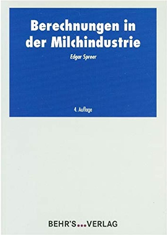 Berechnungen in der Milchindustrie