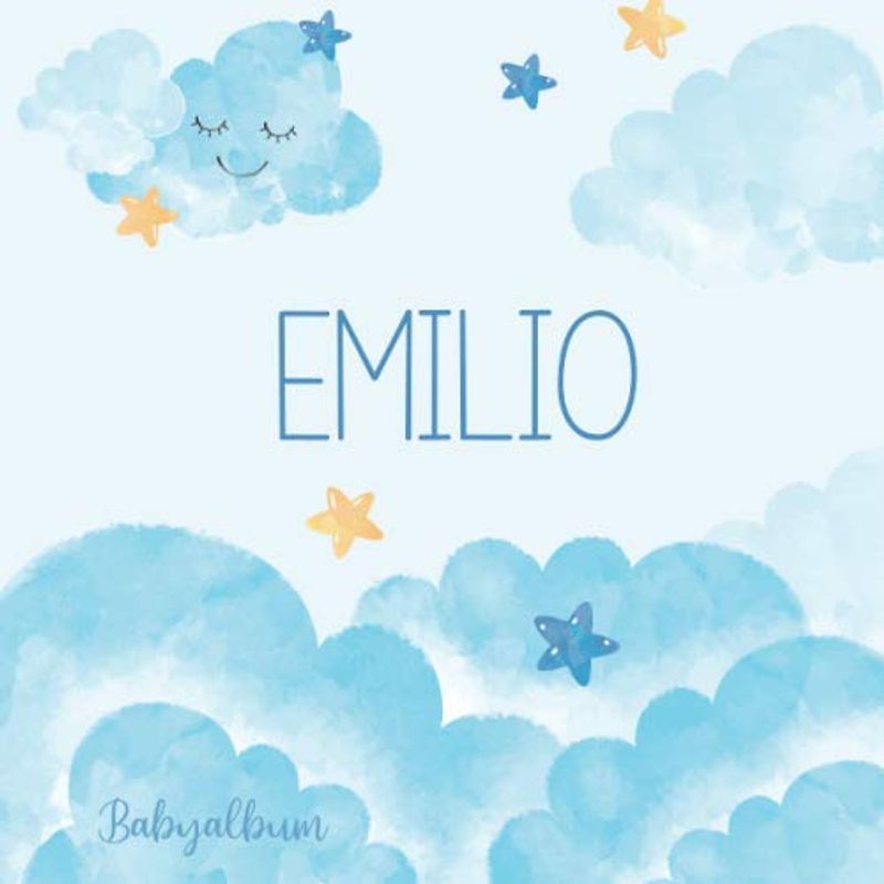 Emilio Babyalbum: Babybuch zum Eintragen, Ausfüllen und Gestalten