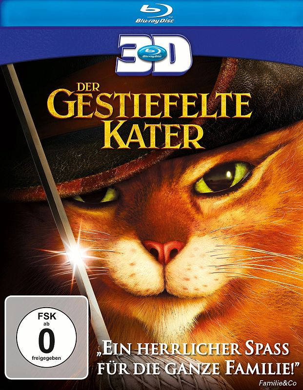 Der gestiefelte Kater [3D] 3D Blu-ray Disc