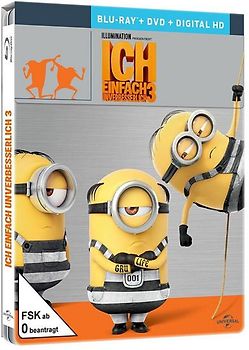 Ich - Einfach Unverbesserlich 3 [Limited Steelbook, inkl. DVD] Blu-ray Disc