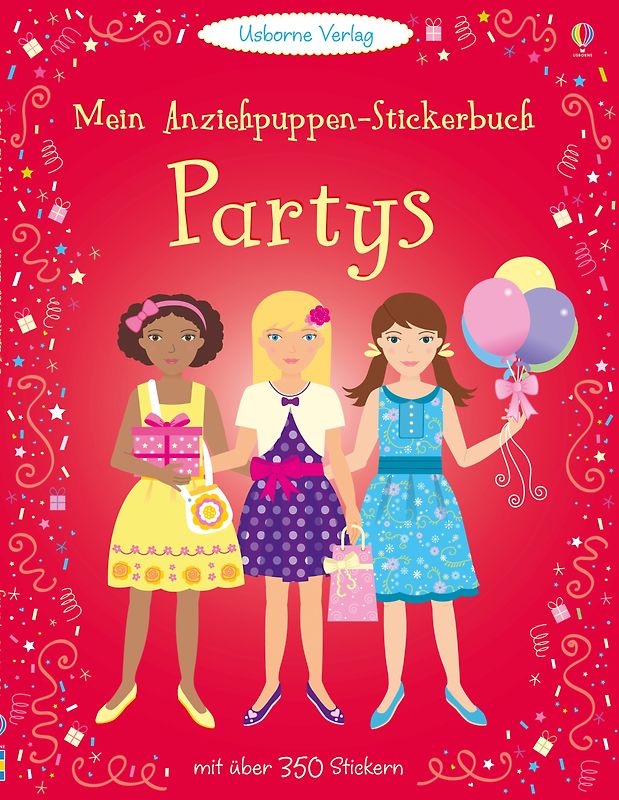 Mein Anziehpuppen-Stickerbuch: Partys