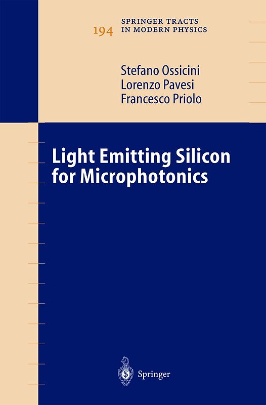 Light Emitting Silicon for Microphotonics
