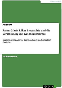 Rainer Maria Rilkes Biographie und die Verarbeitung des Kindheitstraumas
