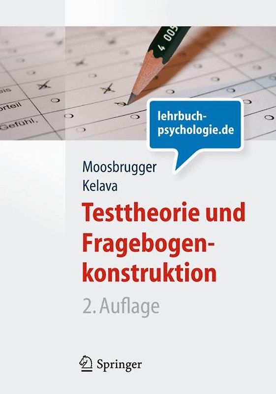 Testtheorie und Fragebogenkonstruktion