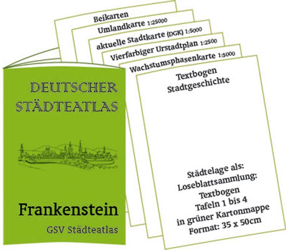 Stadtmappe Frankenstein - Deutscher Städteatlas