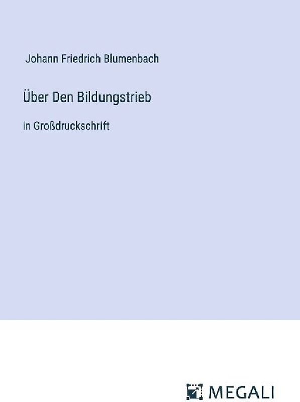Über Den Bildungstrieb