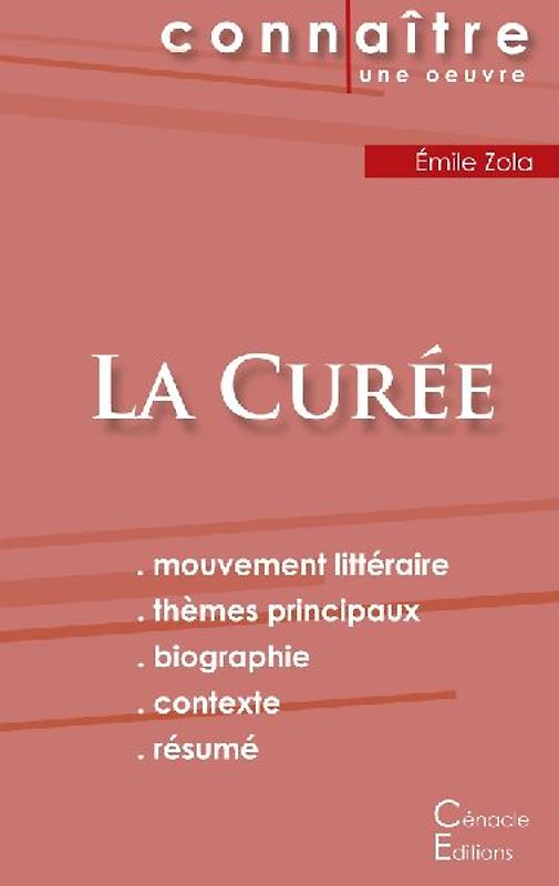 Fiche de lecture La Curée de Émile Zola (Analyse littéraire de référence et résumé complet)