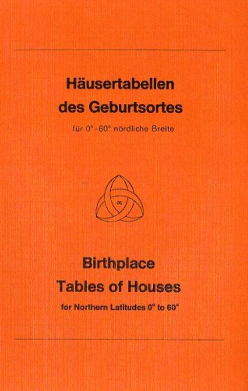 Häusertabellen des Geburtsortes