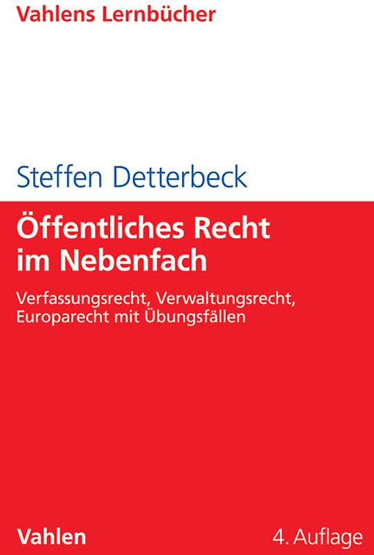 Öffentliches Recht im Nebenfach