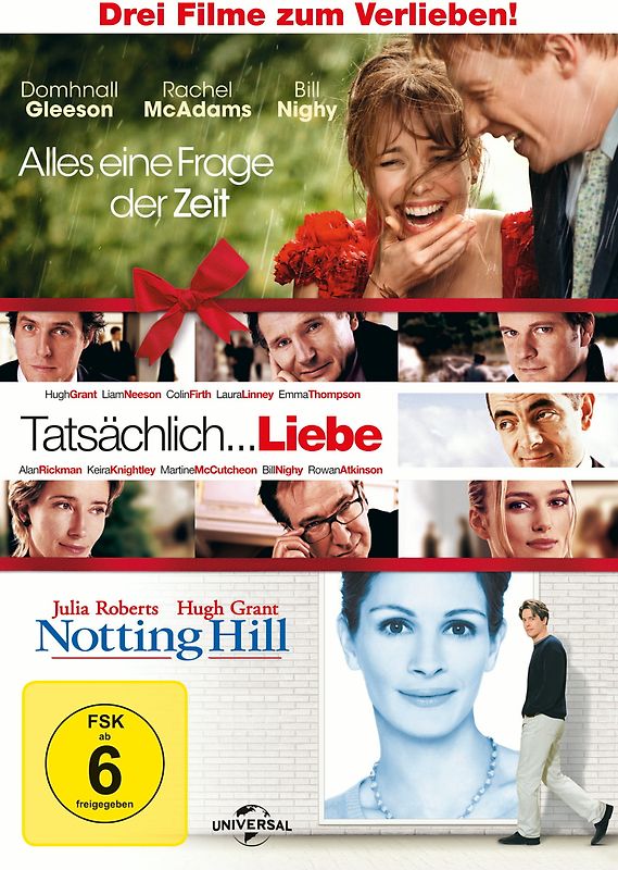 Alles eine Frage der Zeit / Tatsächlich ... Liebe / Notting Hill [3 DVDs] DVD