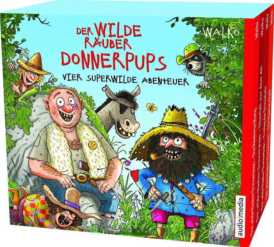 Der wilde Räuber Donnerpups – Vier superwilde Abenteuer