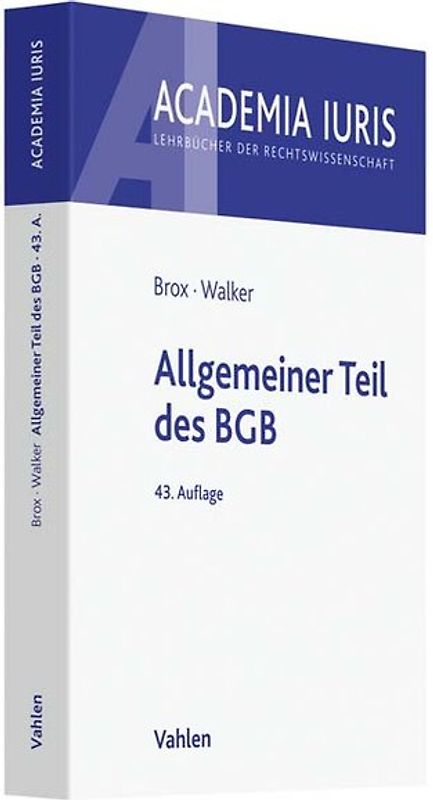 Allgemeiner Teil des BGB