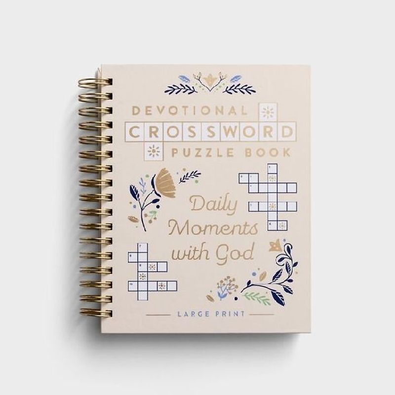 Daily Moments with God Devotional Crossword Puzzle Book