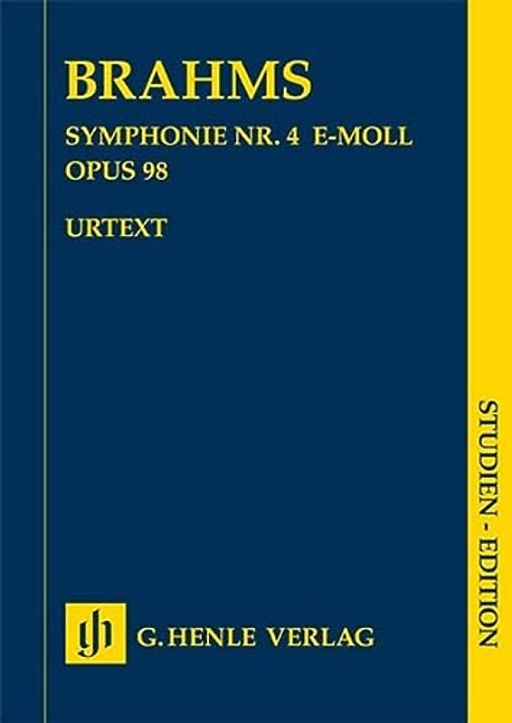 Symphonie Nr. 4 e-moll op. 98. Studien-Edition: Studienpartitur (Studien-Editionen: Studienpartituren)