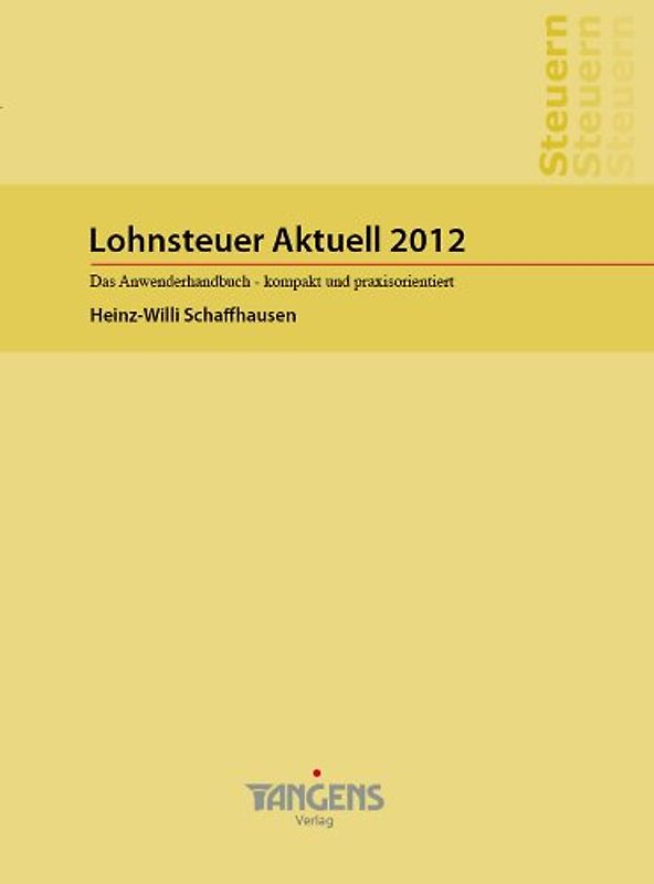 Lohnsteuer Aktuell 2012